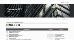 Desktop Screenshot of forums.youmacon.com
